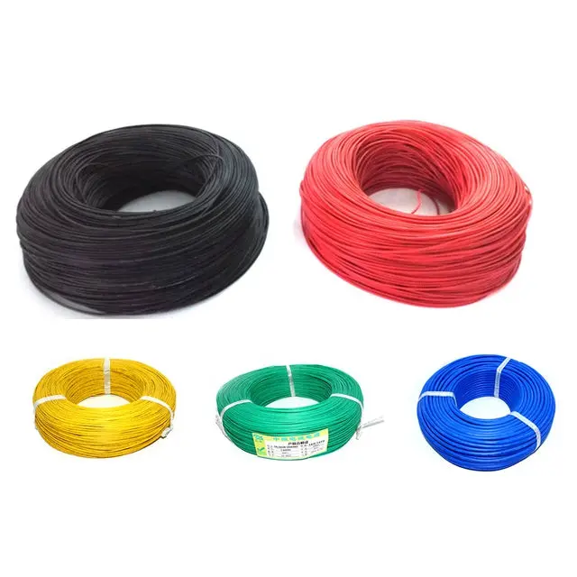 10M Soft Silicon Cable Wire 24Awg Heatproof Flexible Black/White/Red/Green/Blue For Rc Model Battery 1
