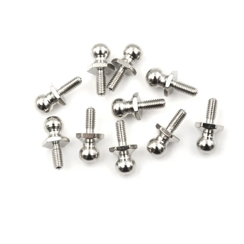 10Pcs 02038 Hsp Ball Head Screw For Rc 1/10 Model Car Buggy Truck Spare Parts 1