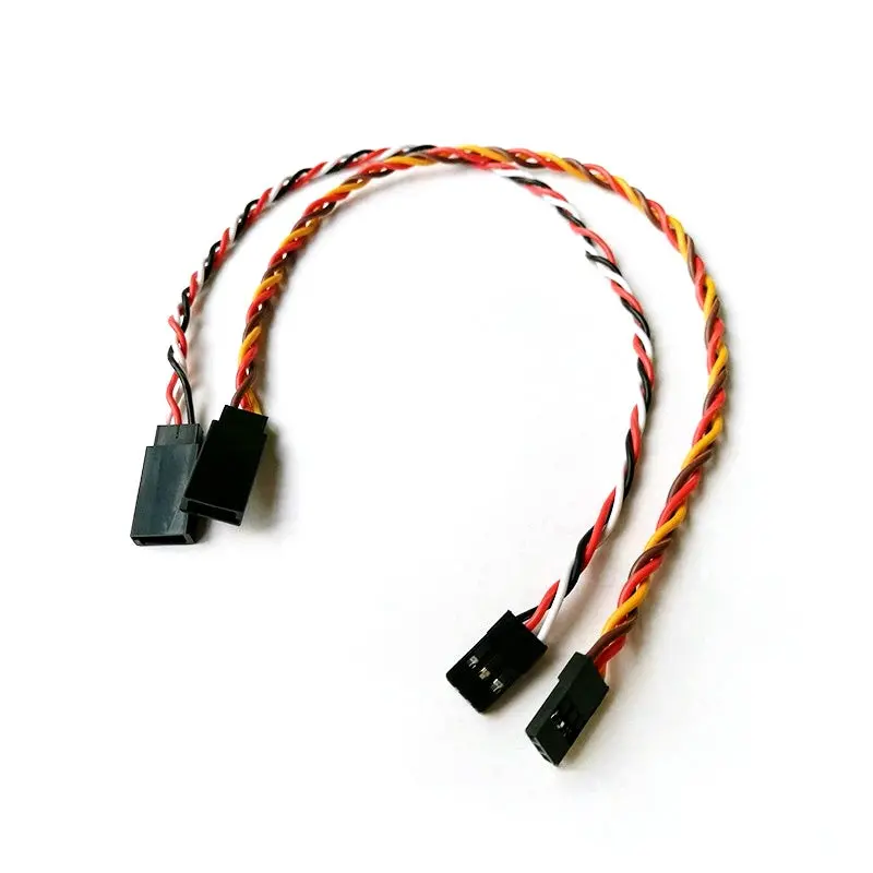 10Pcs 10/15/30/50/100Cm Servo Extension Cable 30 / 60Corefor Futaba Jr Anti-Interference Servo For Rc Helicopter Part 4