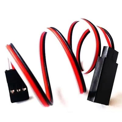 10Pcs 100/150/300/500Mm Servo Extension Lead Wire Cable For Rc Futaba Jr Male To Female 1
