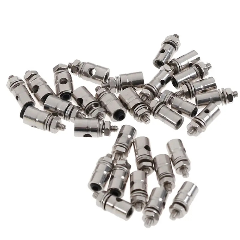 10Pcs 2.1Mm/1.8Mm/1.5Mm/1.1Mm Adjustable Rc Diameter Helicopter Rc Boat Airplane Boat Pushrod Linkage Stopper Servo Connectors 1