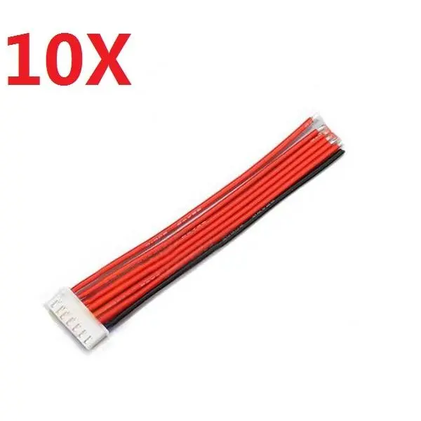10Pcs 2.54Xh 22Awg 13Cm 6S 7Pin Balance Cable Silicone Wire For Lipo Batteries 1