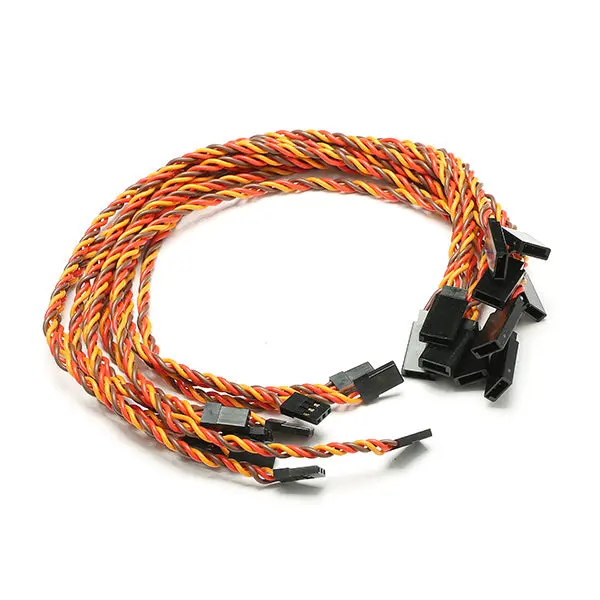 10Pcs 22Awg 60Core Futaba Jr Anti-Interference Servo Extension Cable 1