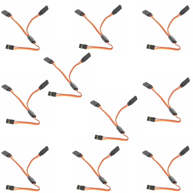 10Pcs Amass 30Cm Y Servo Cable Lead Splitter For Jr Spektrum Hitec 1
