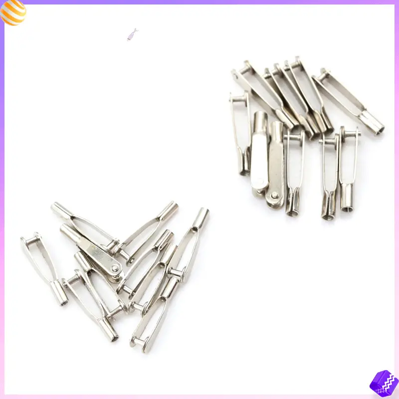 10Pcs Durable M2 / M3 Metal Clevis Chuck Rc Control Horn Steel Clevis Chuck For Rc Place Air Plane Rc Car High Quality 1
