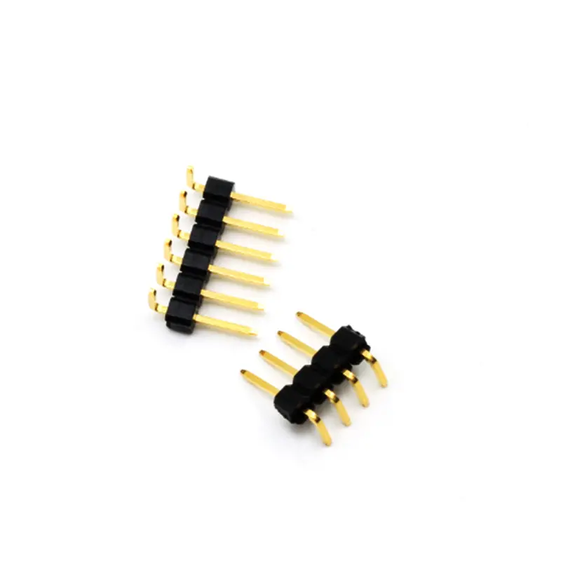 10Pcs Lantianrc 2.54Mm Gold-Plated 3U Reverse Curved Single Row Male Pin Header For Rc Drone 1