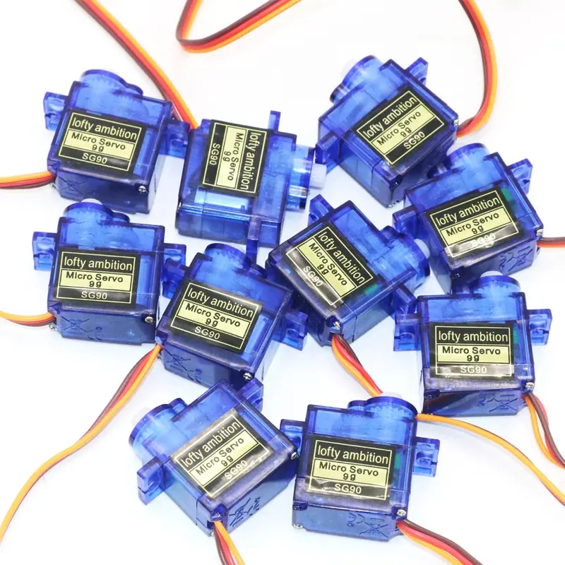 10Pcs/Lot Lofty Ambition Sg90 9G Mini Micro Servo For Rc For Rc 250 450 Helicopter Airplane Car Drop Free Shippping 1
