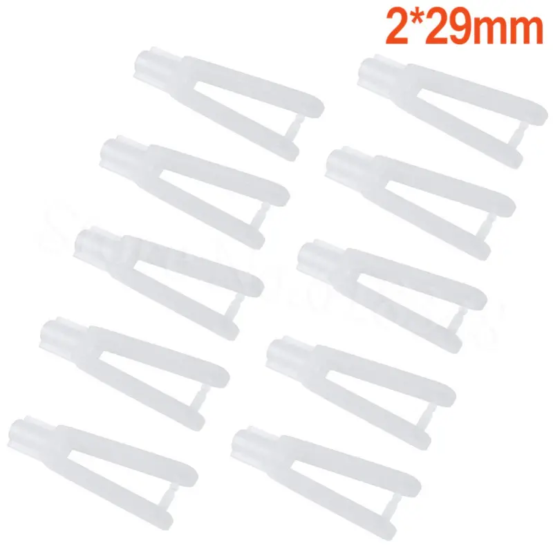 10Pcs /Lot New Nylon Clevis 2X29 Mm (10Pcs) For Rc Aeromodelling Airplanes Parts Jet Replacements 1