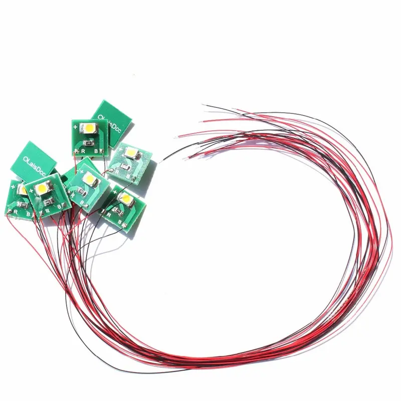 10Pcs Pre Wired Warm White/Cold White/Red Smd 3528 Led Lamp Light Set 12V ~ 18V 860025/860040/860041/Laisdcc Brand 1