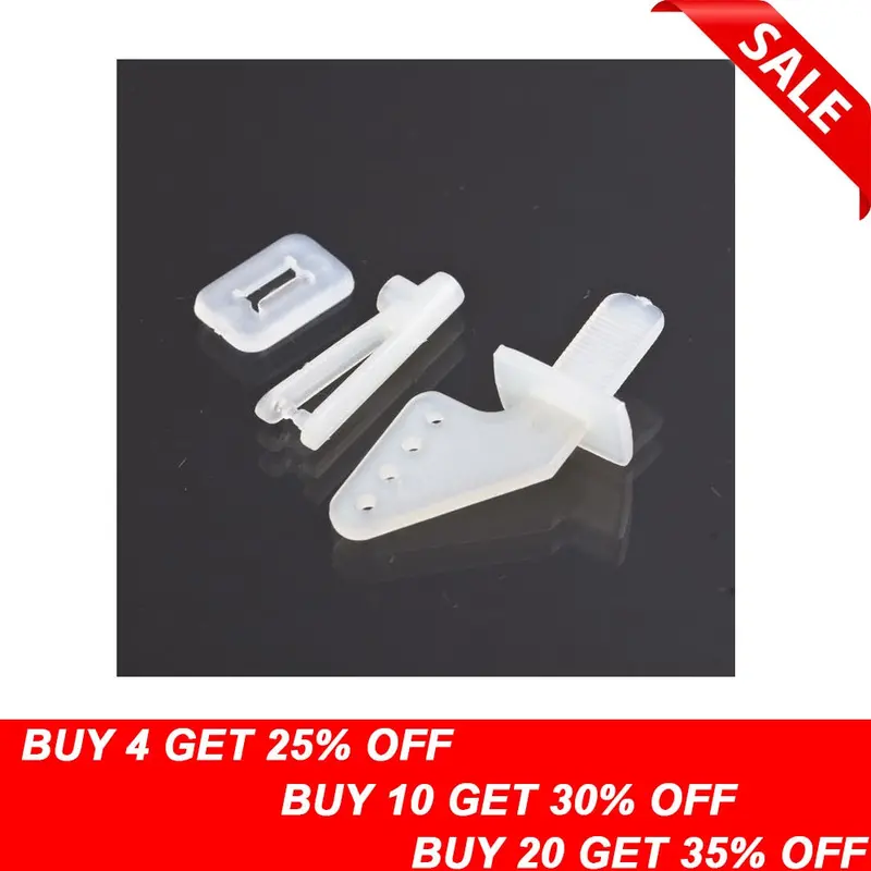 10Set/Lot Kt Rudder Angle Four-Hole + Quick Adjustment Rocker Kt Foam Chuck Airplane Parts Aircraft 1