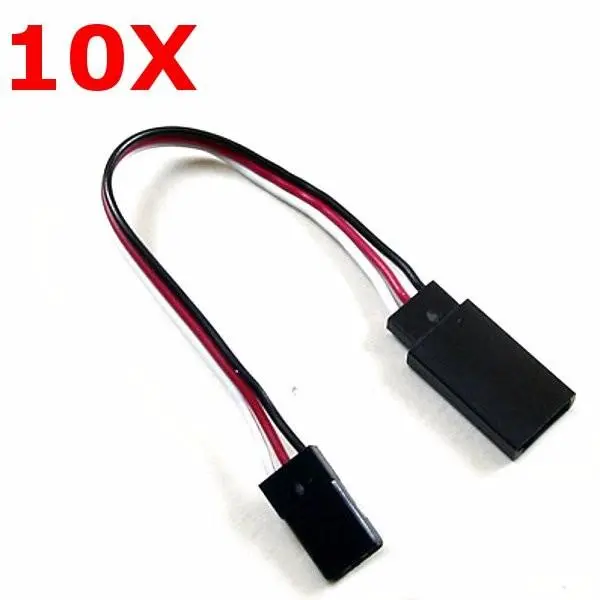 10X 10Cm Servo 60-Core Extension Wire Cable For Futaba Jr 1