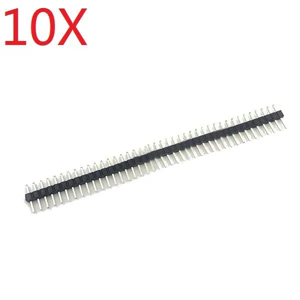 10X 40 Pin Male 2.0Mm Spacing Single Row 1
