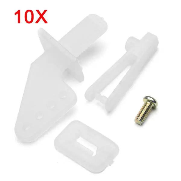 10X Rudder Servo Rob Angle Set With 1Mm Chuck Screw For Rc Airplane 1