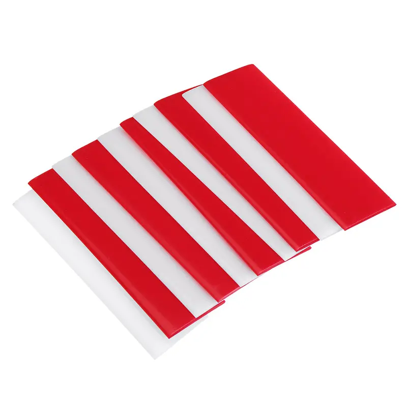 10X3x0.2Cm Diy Universal Thermoplastic Card Quick Reusable Strong Fixes Card White Red Color 1
