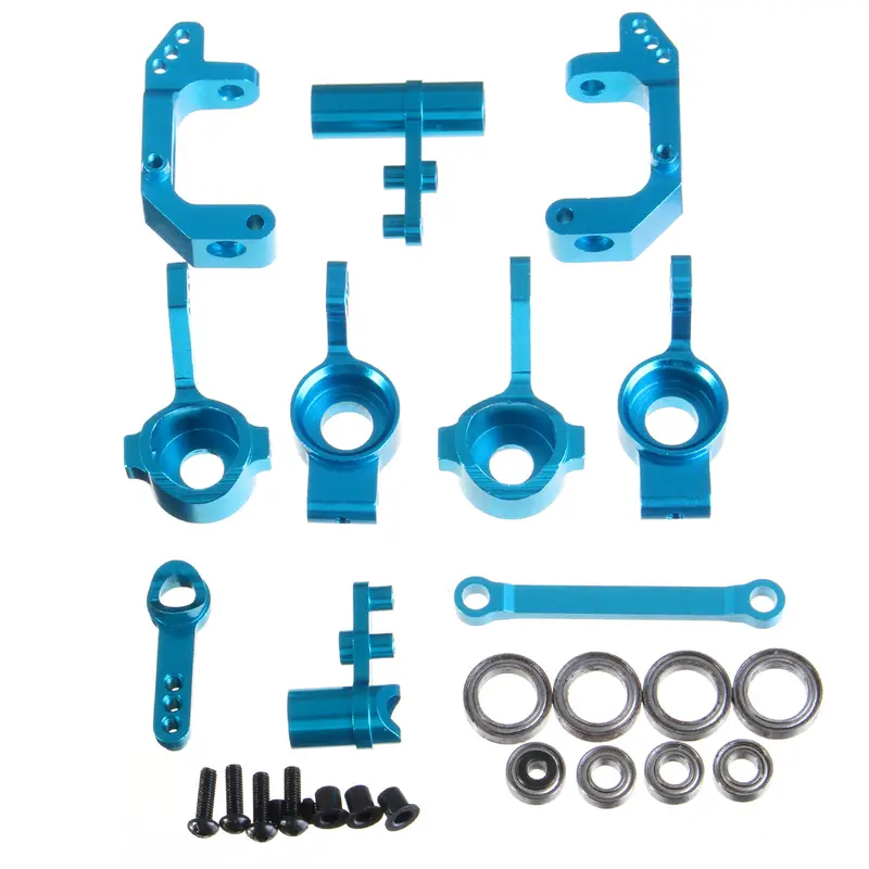 1:10 Upgrade Car Part Kit Aluminum Alloy Blue Remote Control Car Accessories 1