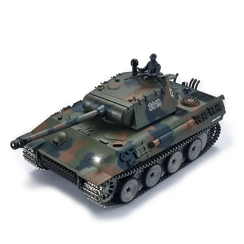 1:16 German Leopard Heavy Tank 2.4G Remote Control Model Military Tank With Sound Smoke Shooting Effect 3 Type Edition 1