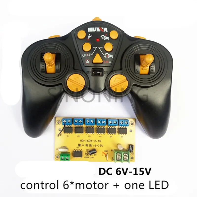 12 Ch High-Power 2.4G Remote Control And Receiver Car Ship Tank Excavator Diy 6-15V 1