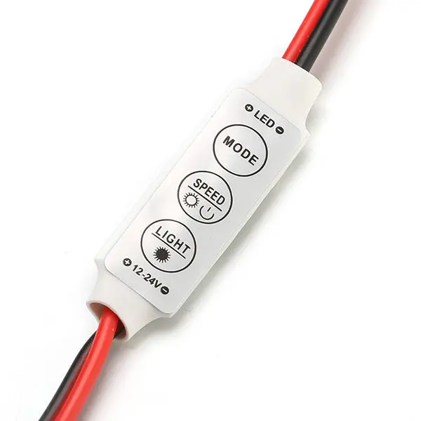12~24V 3 Buttons Single Colors Strobe Flash Led Light Control Module For Rc Drone Fpv Racing 1