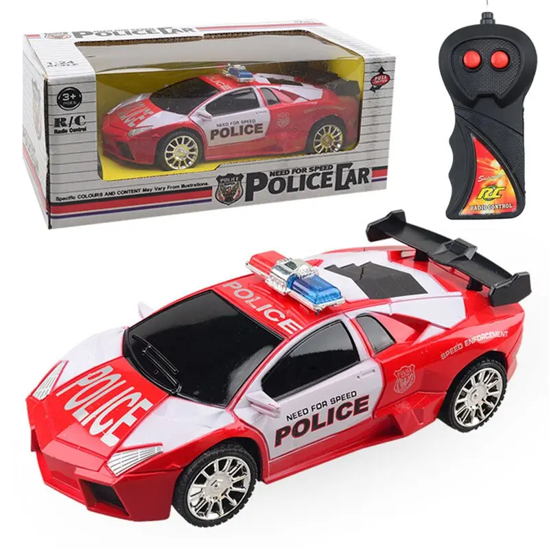 1:24 Electric 5 Style Rc Car Toy For Boy Police Sports Vehicle Mini Diecast Model Cars Toys For Children Friends Moto Oyuncak 2
