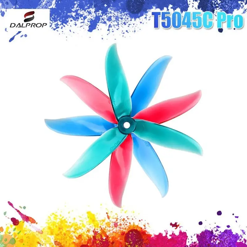 12Pair 24Pcs Upgraded Dalprop Cyclone T5045c Pro 5045 5X4.5X3 3-Blade Popo Propeller Cw Ccw For Rc Drone Fpv Racing 1