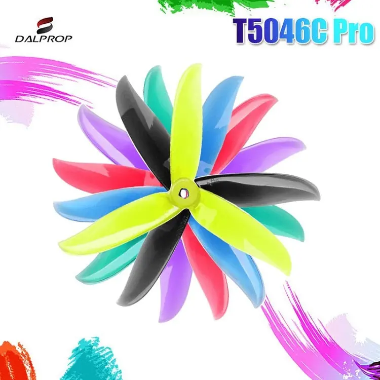 12Pair 24Pcs Upgraded Dalprop Cyclone T5046c Pro 5046 5X4.6X3 3-Blade Popo Propeller Cw Ccw For Rc Drone Fpv Racing 1