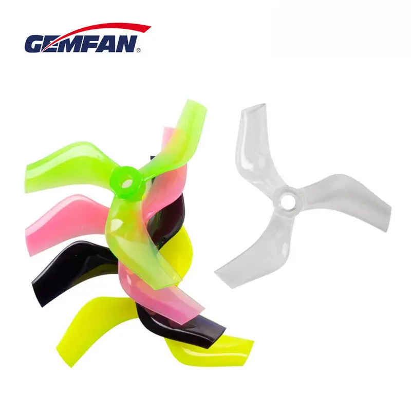 12Pairs 24Pcs Gemfan 75Mm Ducted Props Pc 3-Blade Propeller Cw Ccw 5Mm For 1408-1808 Motor Cinewhoop Rc Fpv Racing Drone 1