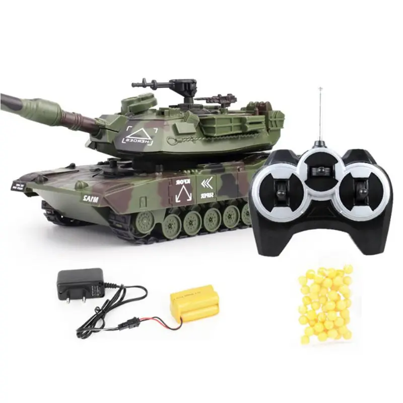 1:32 Rc War Tank Tactical Vehicle Main Battle Military Remote Control Tank With Shoot Bullets Model Electronic Hobby Boy Toys 1