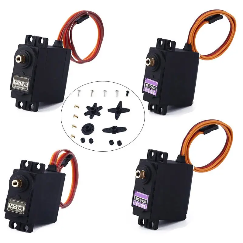 13Kg Mg995 Mg945 Mg996r Mg946r Servo Metal Gear For Futaba Jr Rc Helicopter Model Car Boat For Arduino Uno Diy 1
