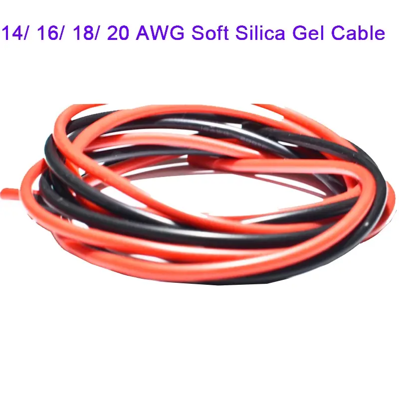 14/16/18/20 Awg Silica Gel Wire Cable For Rc Model, Diy And Hobby Toyes, Battery Esc Wire Cable 1