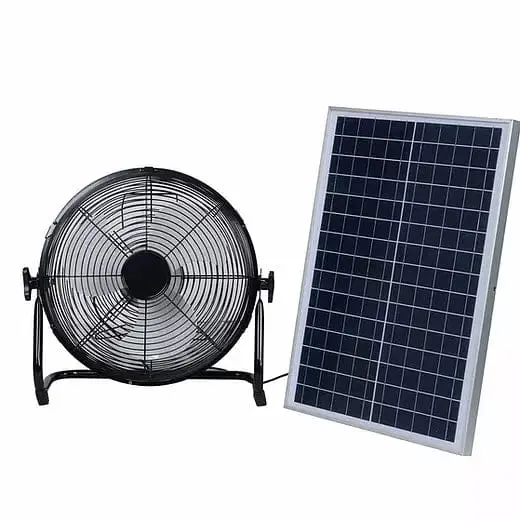 14" Solar Fan Floor Fan Fs-118 1