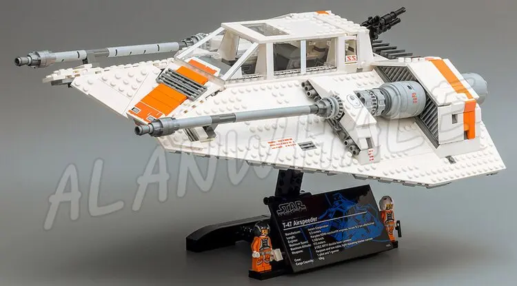 1457Pcs Space Wars Snow Speeder Battle Ship Games Pilot Rebel 05084 Model Building Blocks Boys Bricks Compatible With Legoing 2