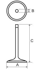 14711-107-020 Engine Intake Valve 1