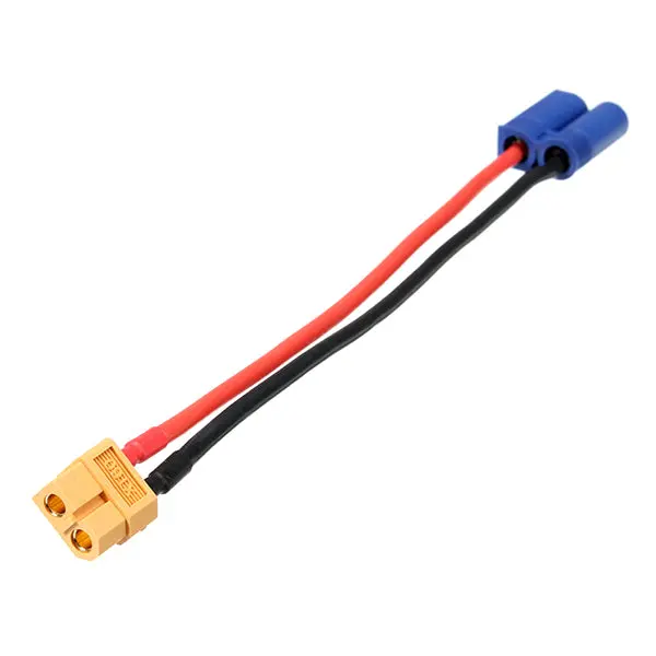 150Mm Xt60 Female Plug To Ec5 Male Plug Adapter Connector 1