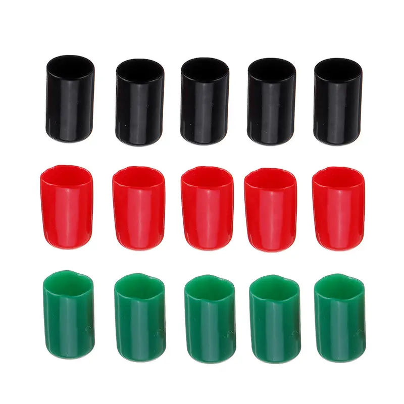 15Pcs Fishbonne Xt60 T Connector Protector Plug Red/Green/Black Color Rubber Terminal Insulated Protective Cover Caps Case For Lipo Battery 1