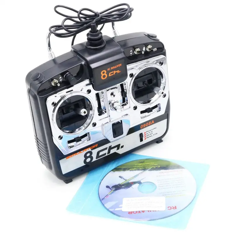 16 In 1 8Ch Flight Simulator For Rc Helicopter Airplane Fpv Racing Quadcopter Drone Jtl0908a Mode 1 Or Mode 2 1