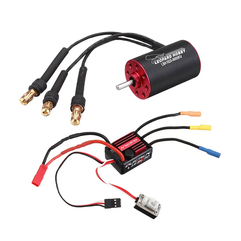 1625 Brushless Motor+30A Esc For 1/28 Mini-Q Mini-Z Rc Car 1