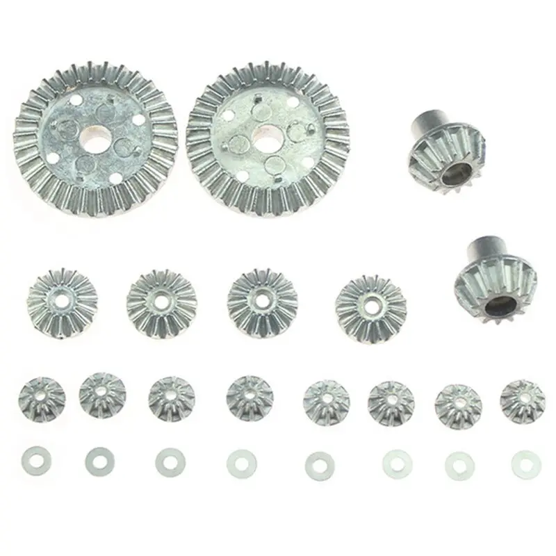 16Pcs12t 24T 30T Motor Driving Gear Planet Gear Differential Gear Combo Set For Wltoys 12428 12423 12628 Rc Car Model Parts Moto 1