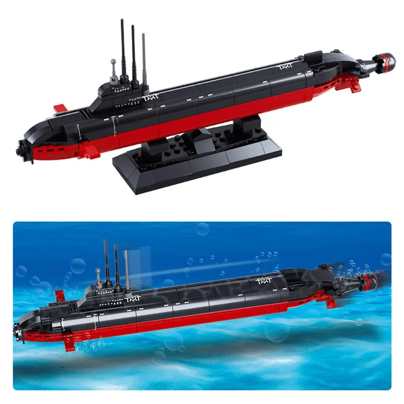 193Pcs Building Block Brick Military Toys Cruiser Ship Model Battle War Ship Navy Vessel Boat Desktop Toy Children Gift 1