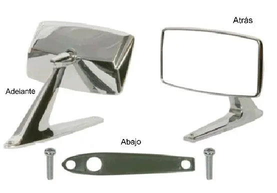 1967 - 1973 Mustang Espejo Lateral 1
