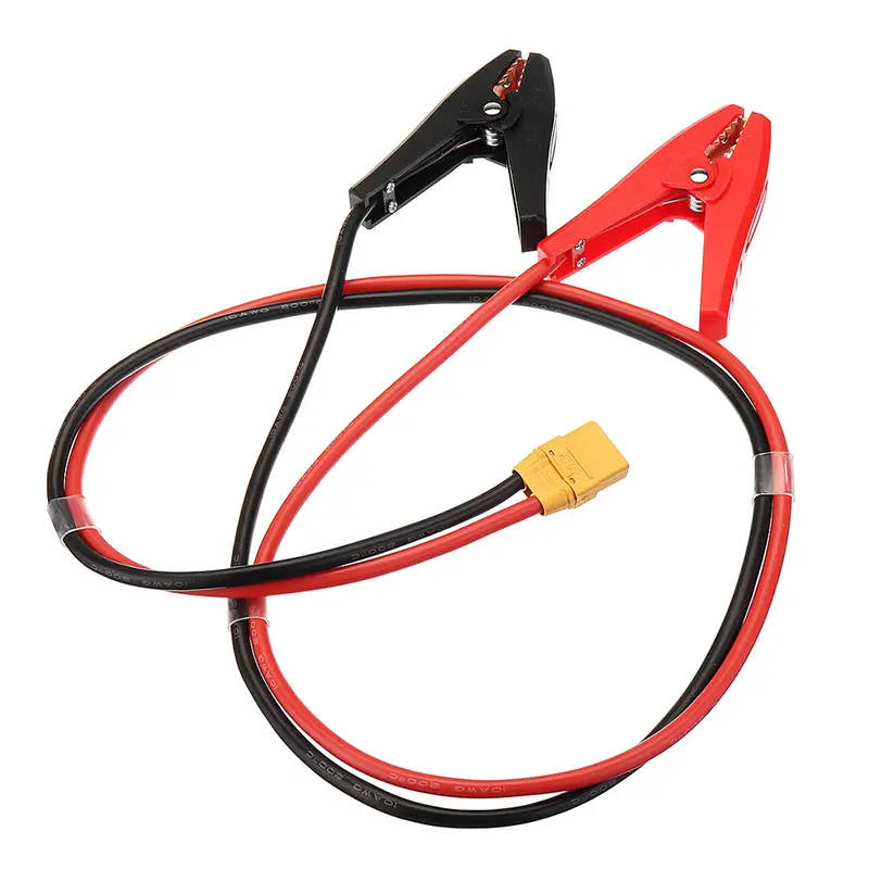 1M 10Awg Xt90 Plug To Alligator Clips Cable Wire For Battery Charger 1