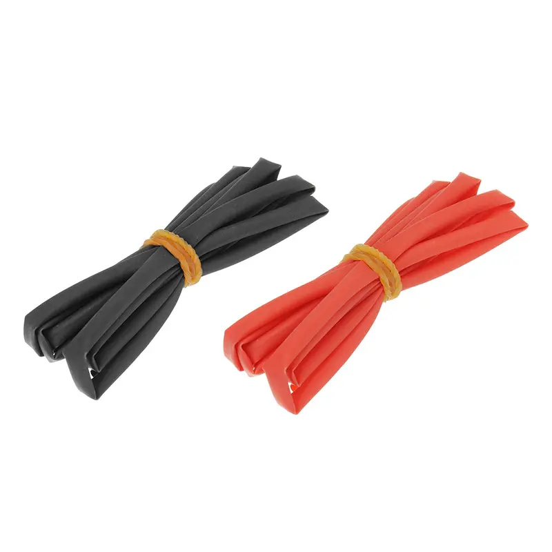 1M 2/3/4/5/6Mm Heat Shrink Tube Tubing Black Red Color For Lipo Battery 1