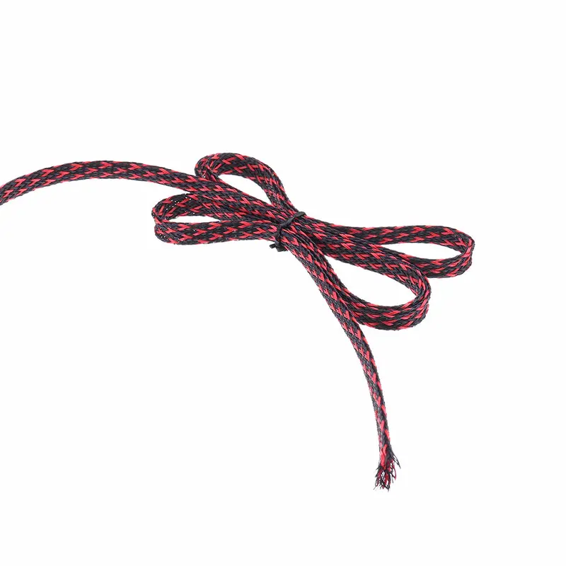 1M Diameter 6Mm Pet Polyester Braided Wire Tube Diy Rc Motor Esc Wire Cable Line Protective Cover Tube For Rc Drone 2