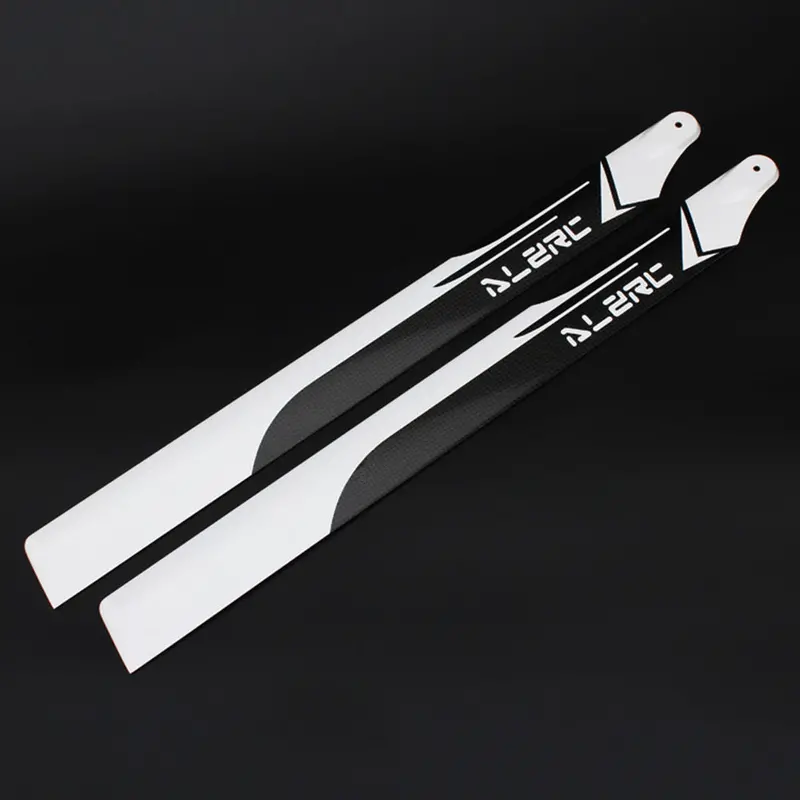 1Pair Alzrc Carbon Fiber Main Blade For 550 Rc Helicopter 550Mm 1