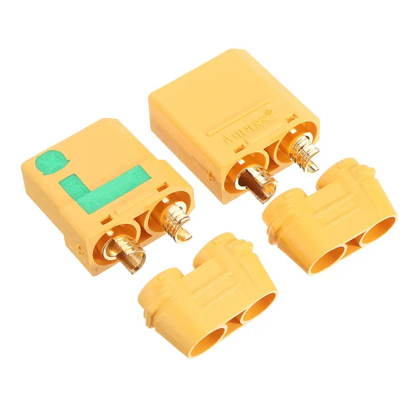 1Pair Amass Xt90s Plug Connector Adapter Plug For Rc Model Lipo Battery 1