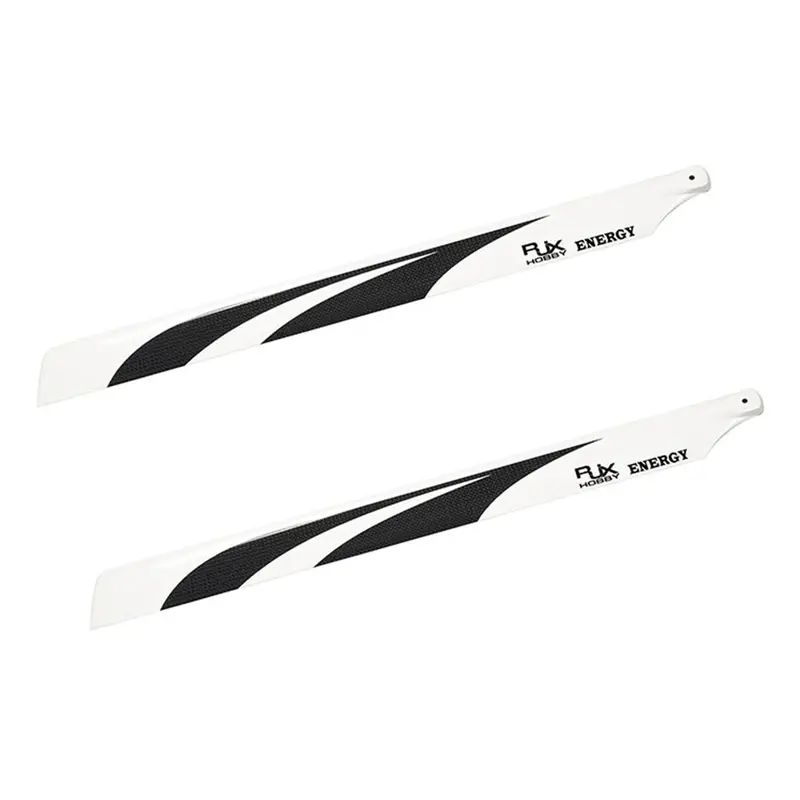 1Pair Rjx 470Mm Carbon Fiber Main Blade For Align 500X 500Xt 500 Class Rc Helicopter 1