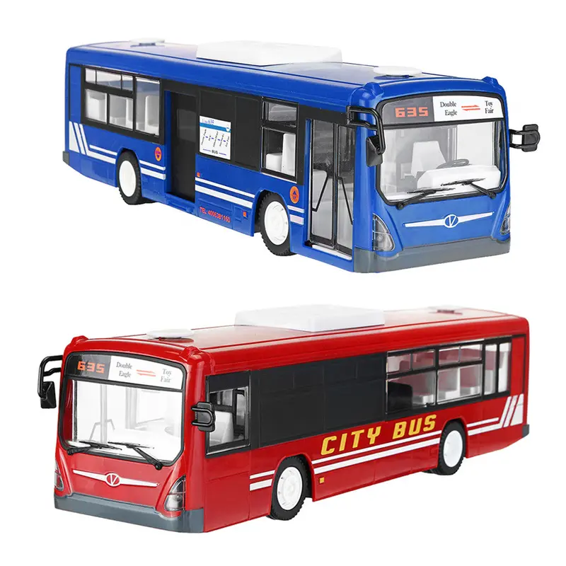 1Pc Double Eagle E635-001 1/20 2.4G Wireless Simulation Rc Bus Sport Car W/ Sound Light Model 1