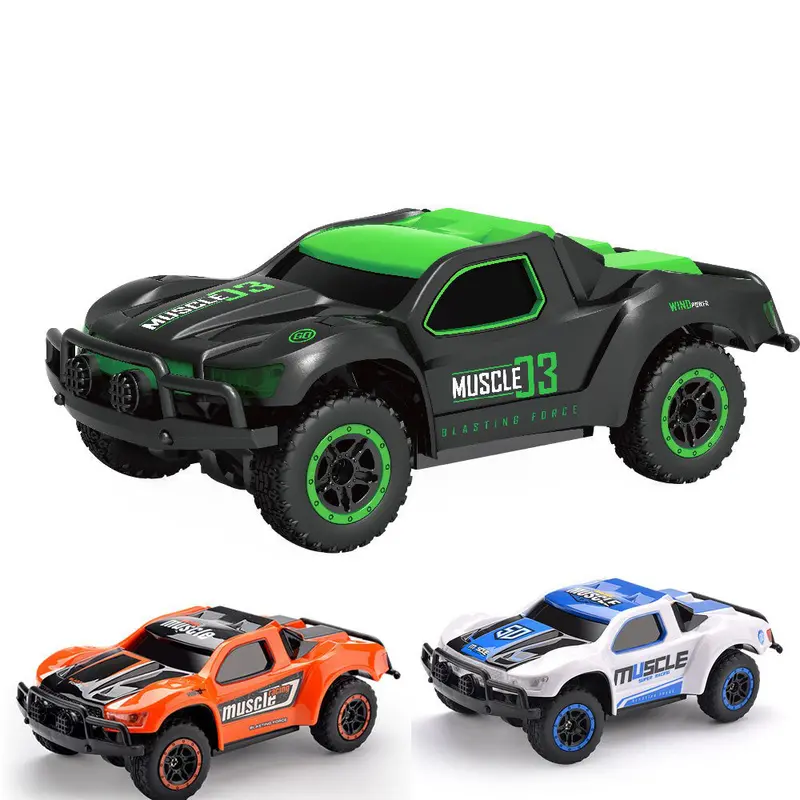 1Pc Hb Toys Dk4301b 1/43 2.4G 4Wd Rc Car Electric Short Course Truck Rally Vehicle Rtr Model 1