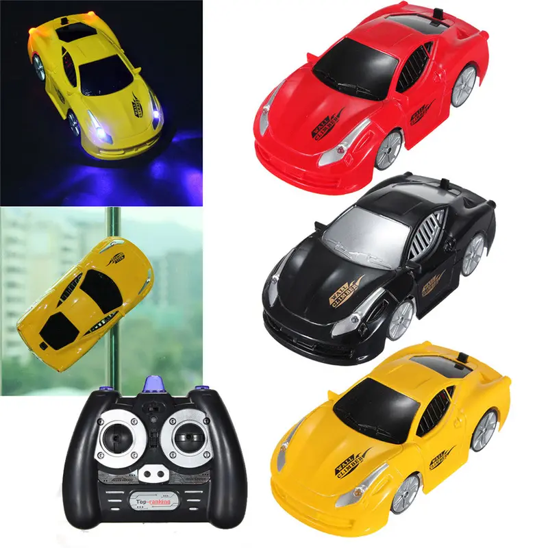 1Pc Lh-1208 1/32 Infrared Control 4Ch Rc Car Floor Climbing Wall Climber With Led Light Toy 1