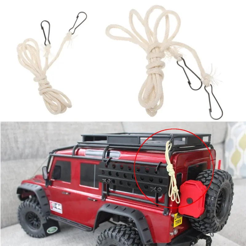 1Pc Limb Hemp Rope With Hook For Traxxas Trx-4 Landrover D110 Scale Crawler Rc Car Parts 1