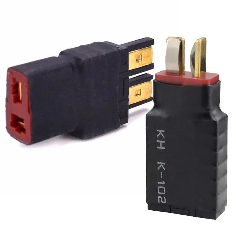 1Pc Male T-Plug Deans To Female Trx Traxxas Connector Adapter Conversion Plug For Rc Battery Esc & Charger 1